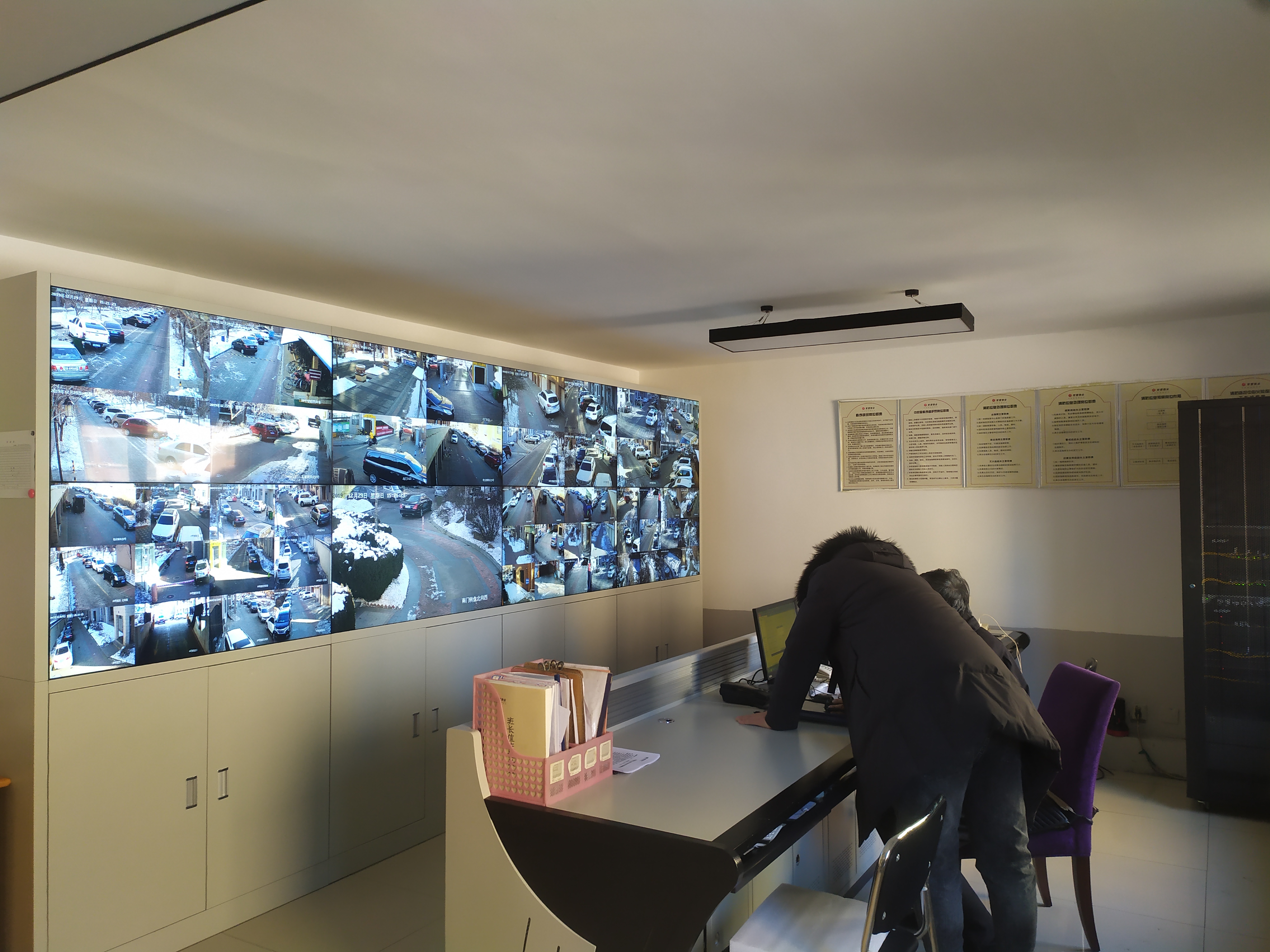 北京振远护卫中心视频监控系统、智能化弱电安防系统建设